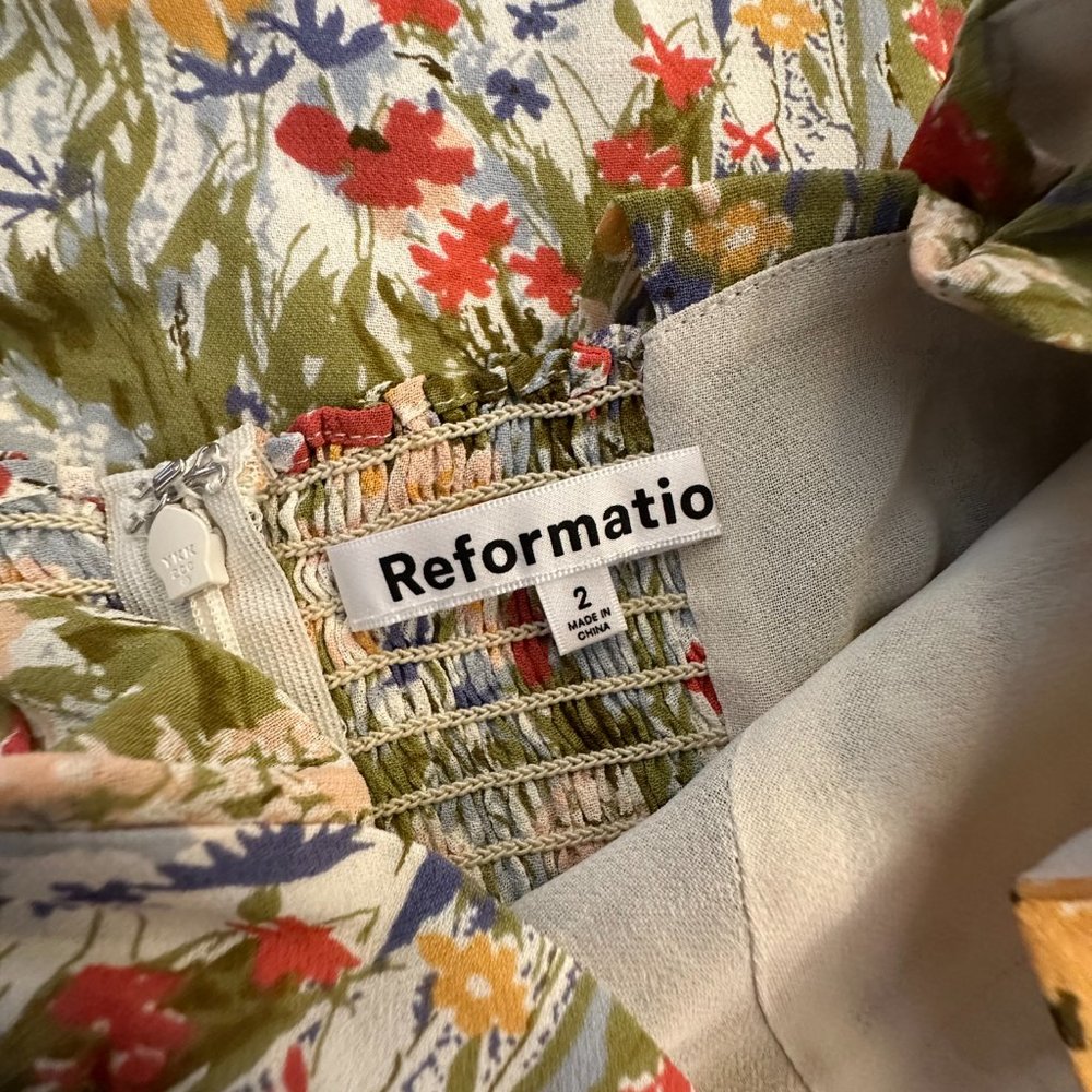 Reformation Nadira Dress in Countryside - Picture 13 of 16